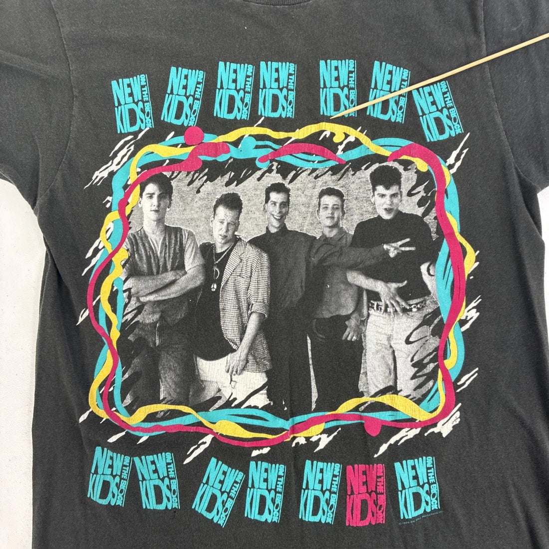 Vintage New Kids On The Block Canada Tour T-Shirt Size Small 1989 80s