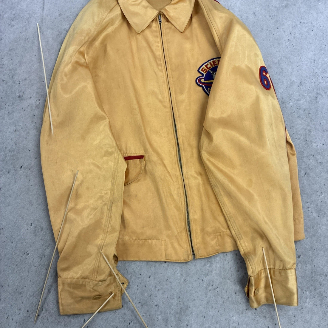 Vintage Queen's University Science Jacket Size Large 1966 60s