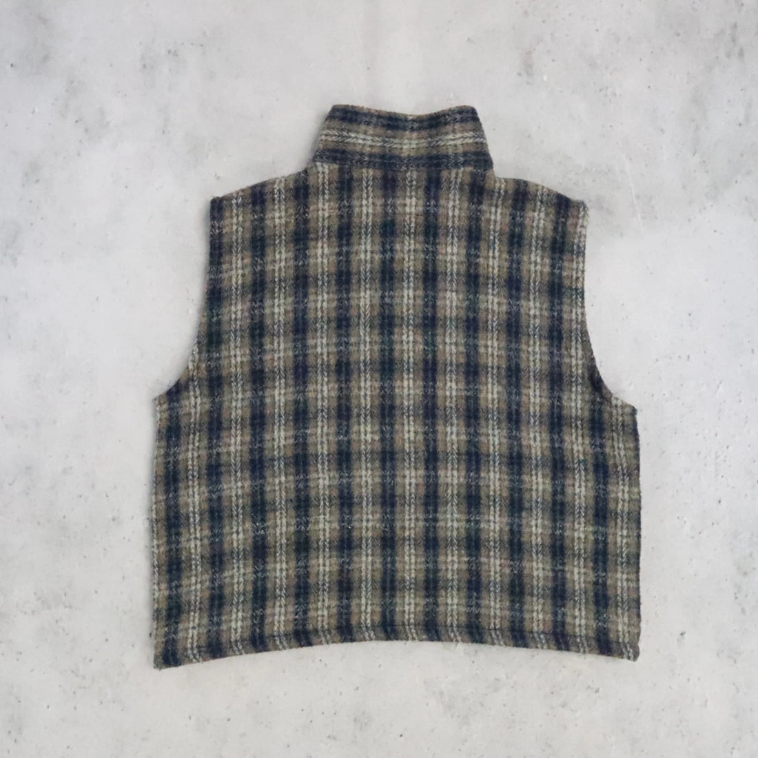 Vintage Earth Ragz Plaid Vest Jacket Size Small