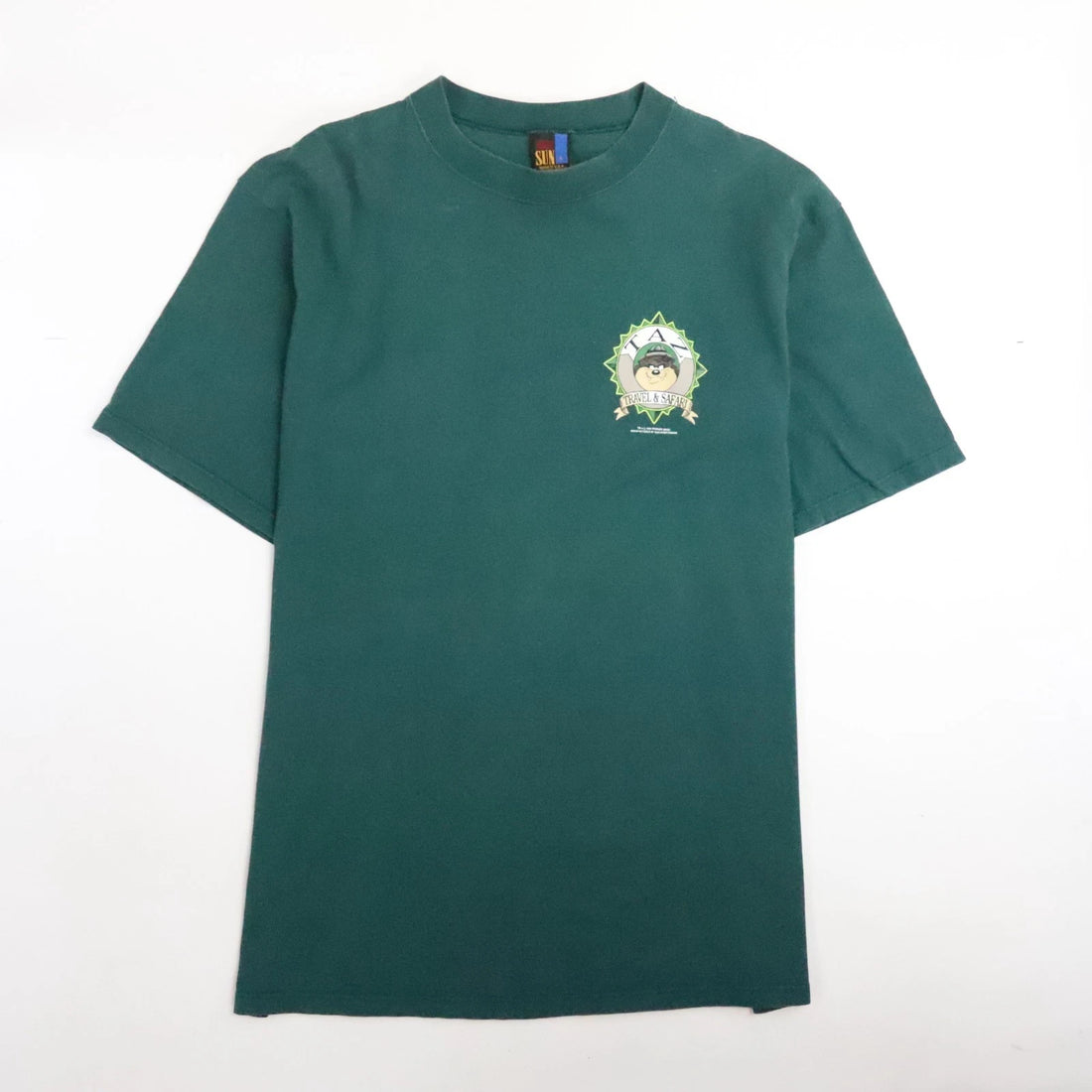 Vintage Taz Travel & Safari T-Shirt Size Large 1994 90s