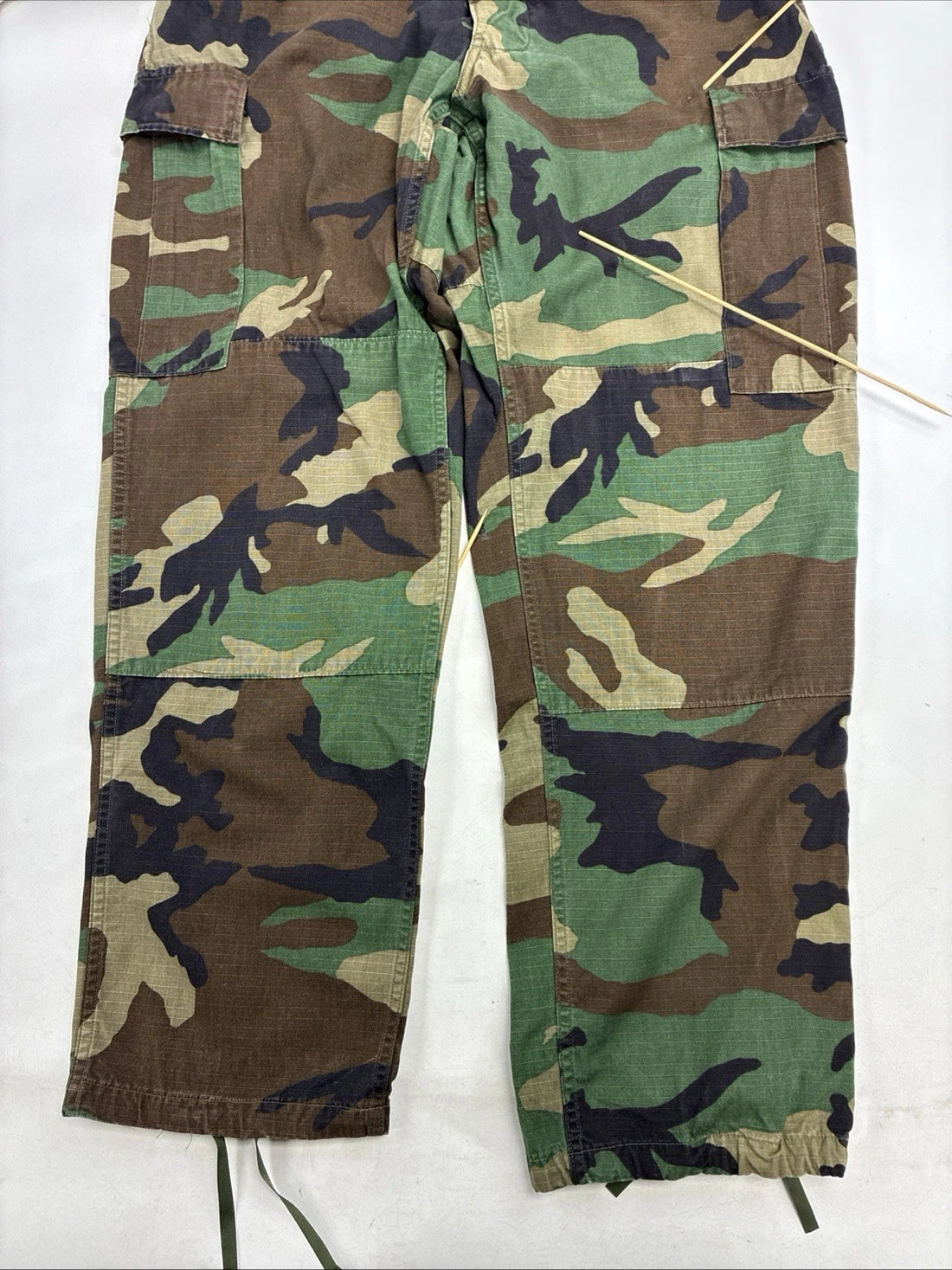 Hot Weather Combat Woodland Camo Cargo Utility Trousers Pants Size Medium