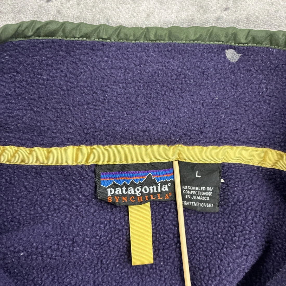 Vintage Patagonia Synchilla Snap T Fleece Jacket Large 90s