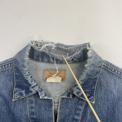 Vintage Levi's Denim Trucker Jacket Size 36 Blue 75505-0217