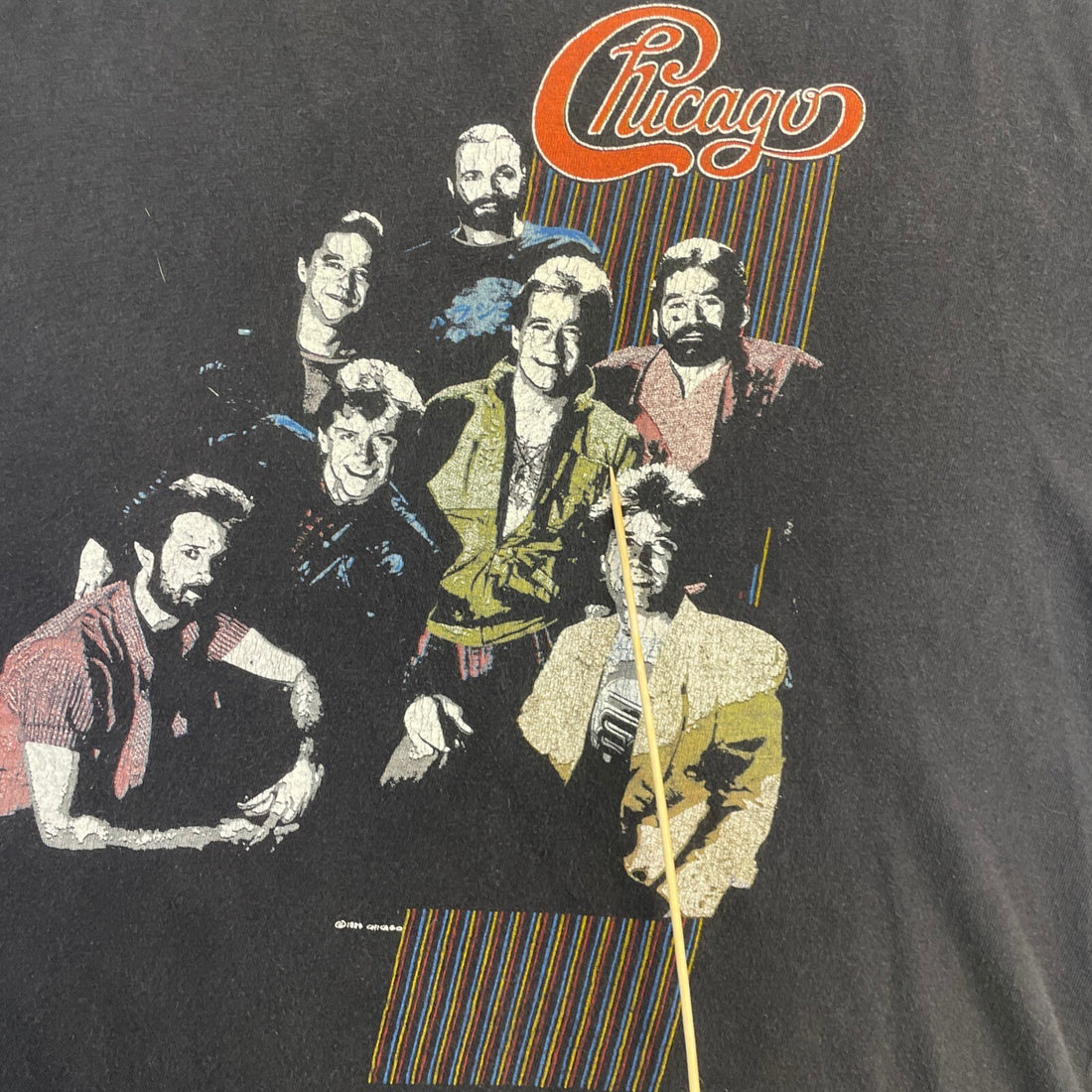 Vintage Chicago On Tour T-Shirt Size Large 1985 80s
