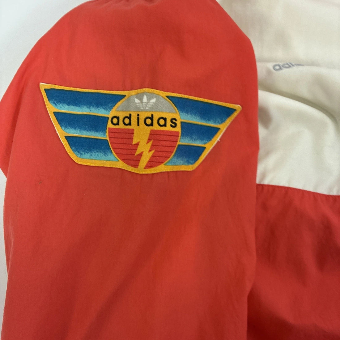 Adidas Thunderbolt Chuters Windbreaker Pullover Jacket Size XL Vintage