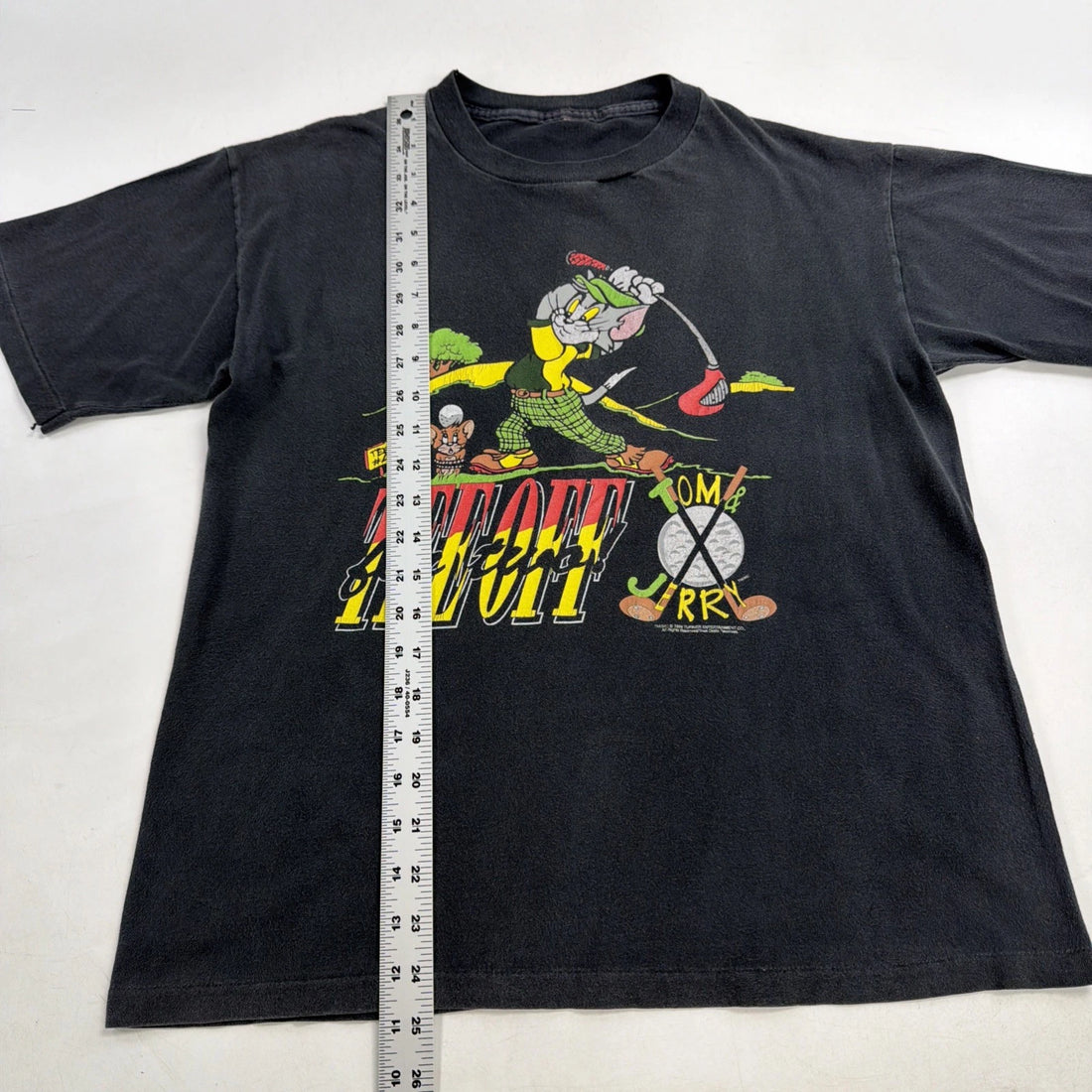 Vintage Tom & Jerry Golf T-Shirt Size Medium 1994 90s