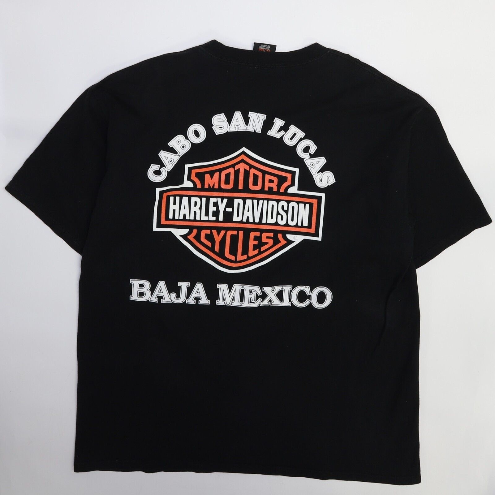 Harley Davidson Cabo sale San Lucas Mexico Long Sleeve T-Shirt Front Back Print Large