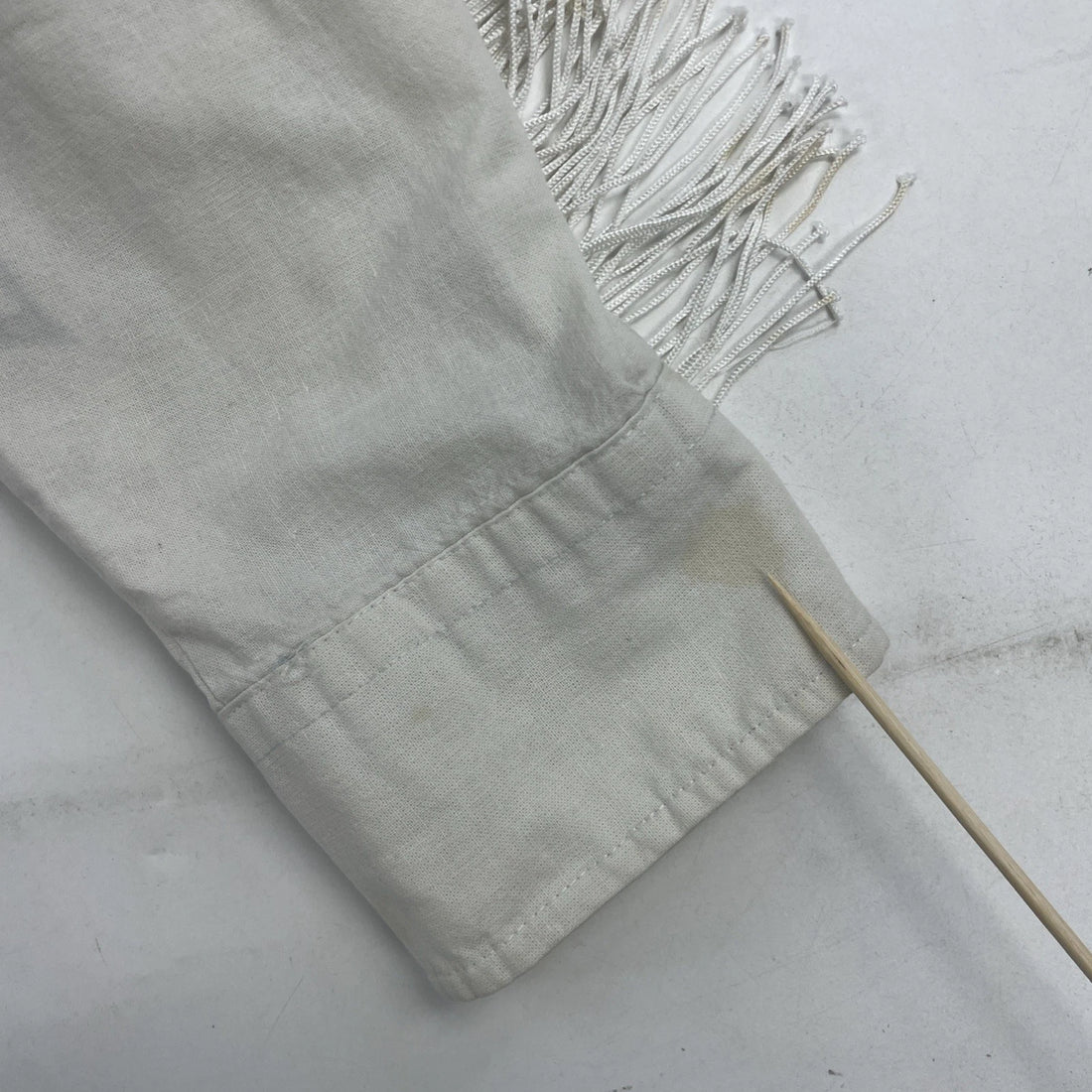 Vintage Pure Country Fringe Western Button Up Shirt Size Large