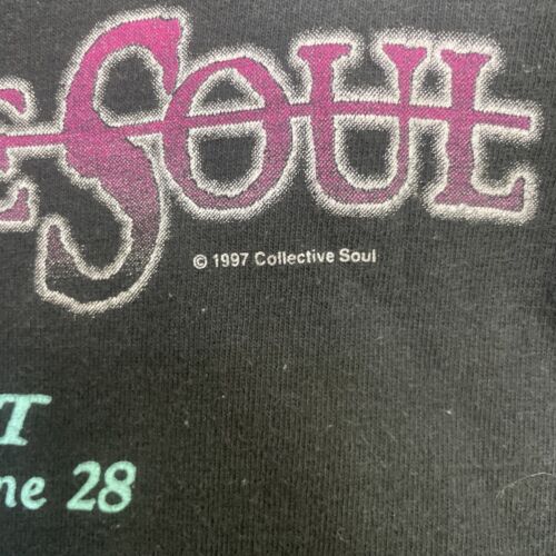 Vintage Collective Soul Edge Fest T-Shirt Size XL 1997 90s