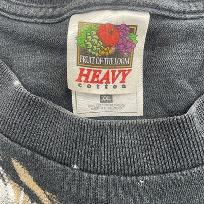 Vintage Native Chief Head Bear T-Shirt Size 2XL All Over Print