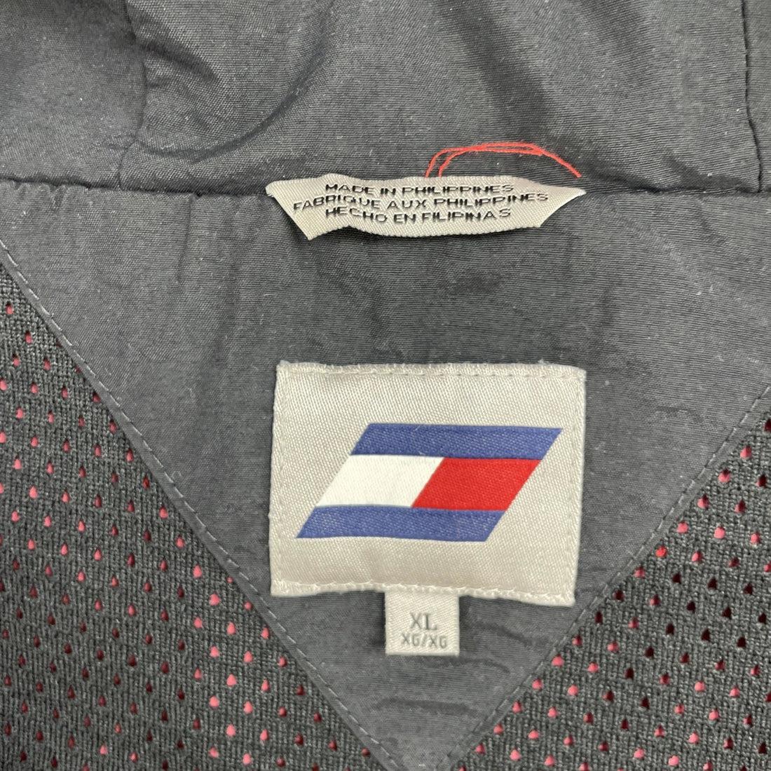 Vintage Tommy Hilfiger Windbreaker Light Jacket Size XL Red