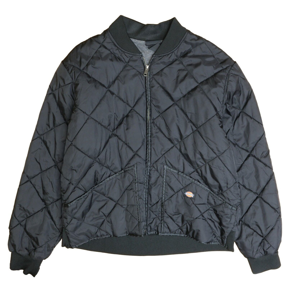 Dickies Quilted Coat Jacket Size XL Black