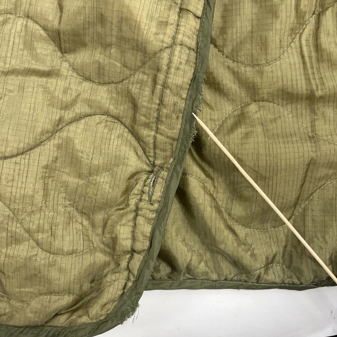 Vintage Military Cold Weather Coat Jacket Liner Size Large