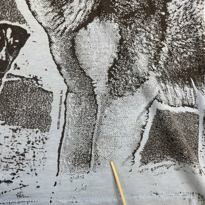 Vintage Alaskan Dog Sled T-Shirt Size XL All Over Print
