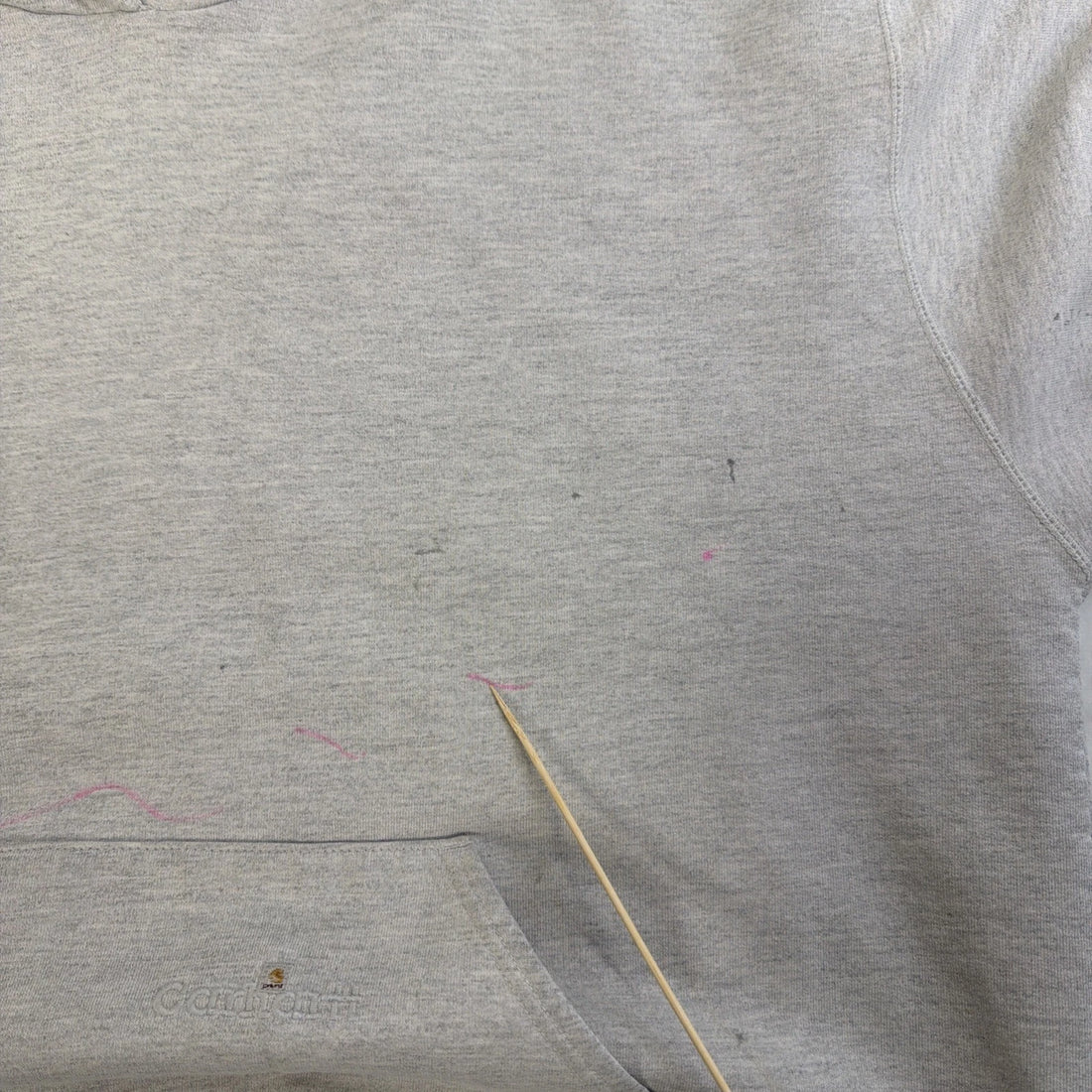 Vintage Carhartt Sweatshirt Hoodie Size 2XL Gray