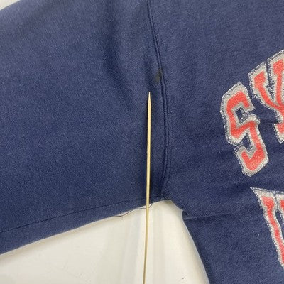 Vintage Syracuse Orange Crest Champion Crewneck Sweatshirt Large 80s NCAA