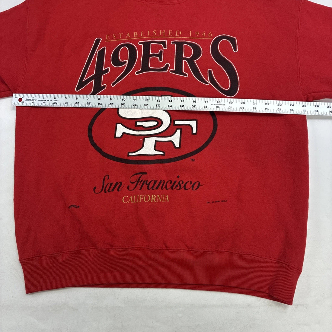 Vintage San Francisco 49ers Sweatshirt Crewneck Size XL 90s NFL