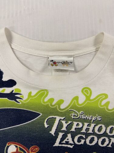 Vintage Disney's Typhoon Lagoon Water Park T-Shirt Size Large All Over Print AOP