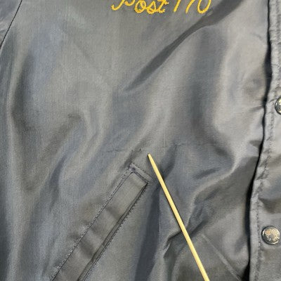 Vintage Burnsville Legion Baseball Bomber Jacket Size Medium