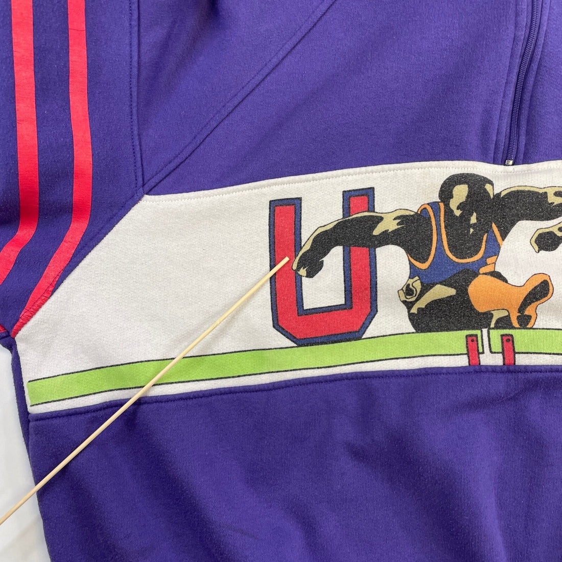Vintage USA Olympics Hurdles Sweatshirt Hoodie Size XL 90s