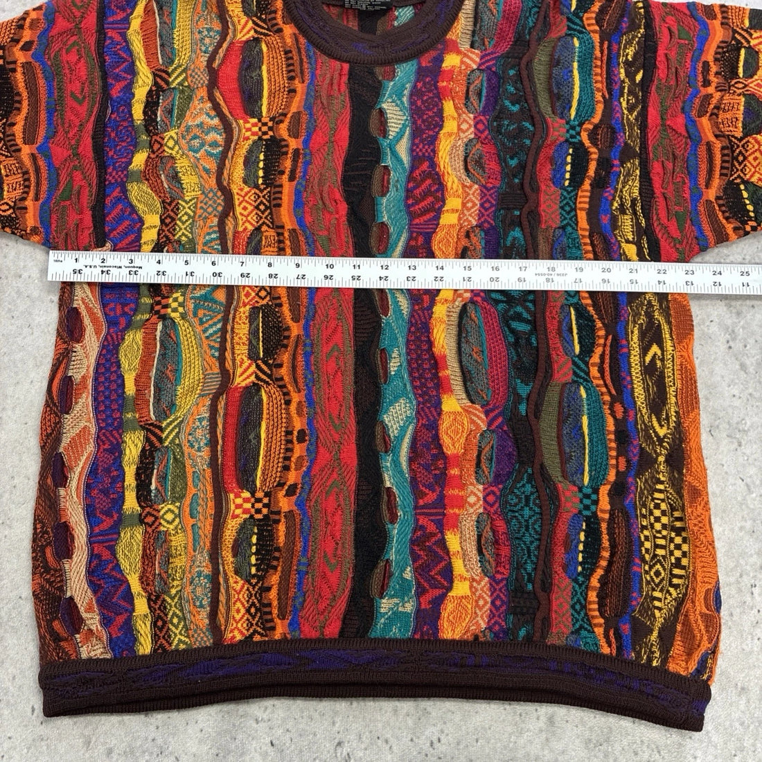 Coogi Australia 3D Knit Crewneck Sweater Size Large