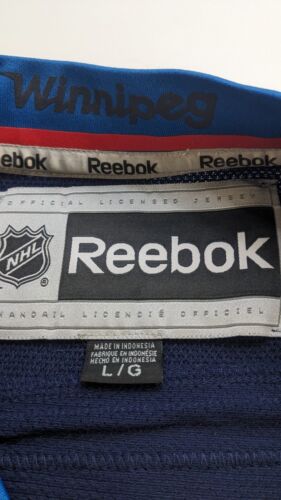 Winnipeg Jets Jacob Trouba Reebok Jersey Size Large Blue NHL