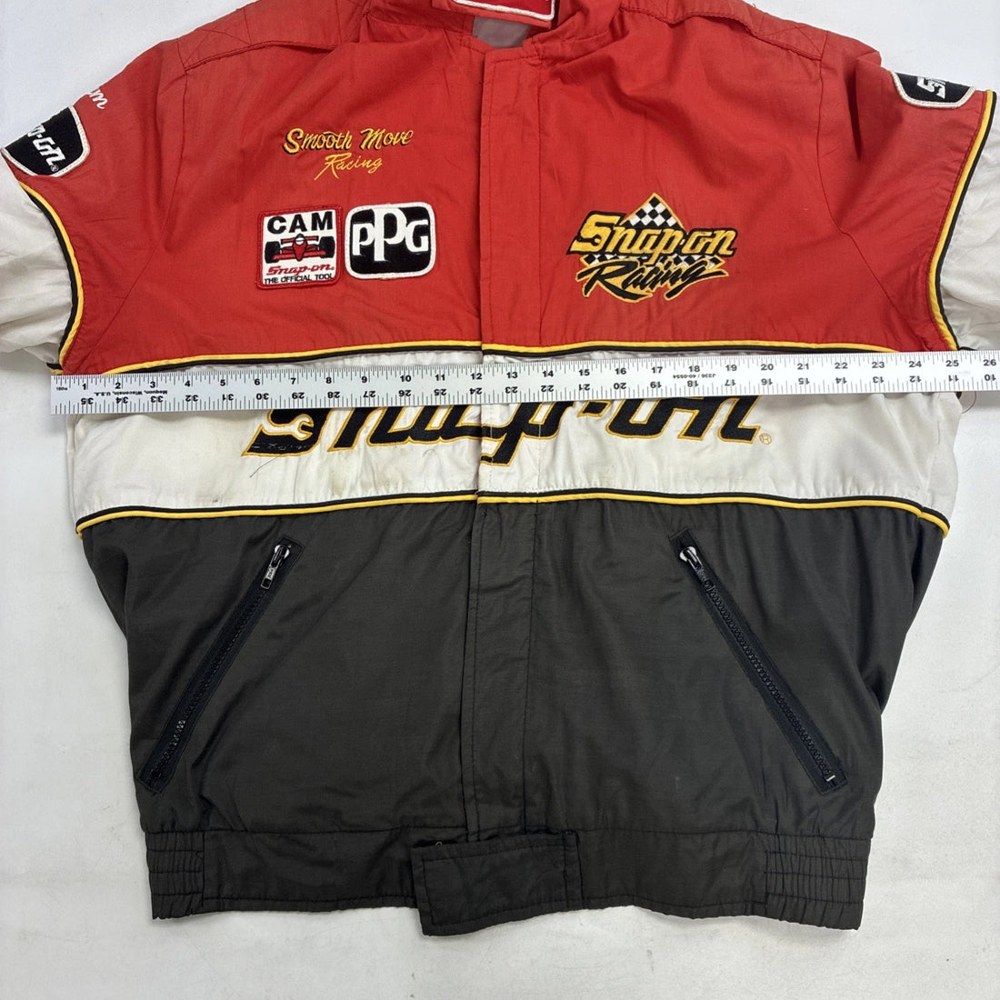 Vintage Snap-On Molson Indy Racing Jacket Size XL Patches