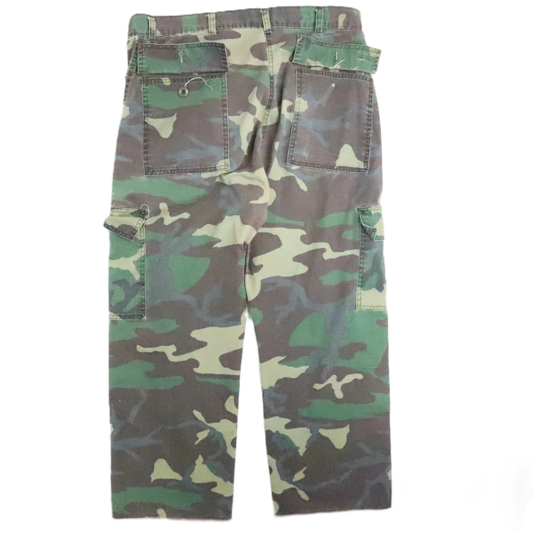 Vintage Bee Gee Woodland Camo Military Cargo Pants Size 36 X 34 70s