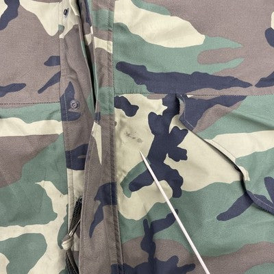 Valley Apparel Cold Weather Camo Parka Coat Jacket Size Large Military