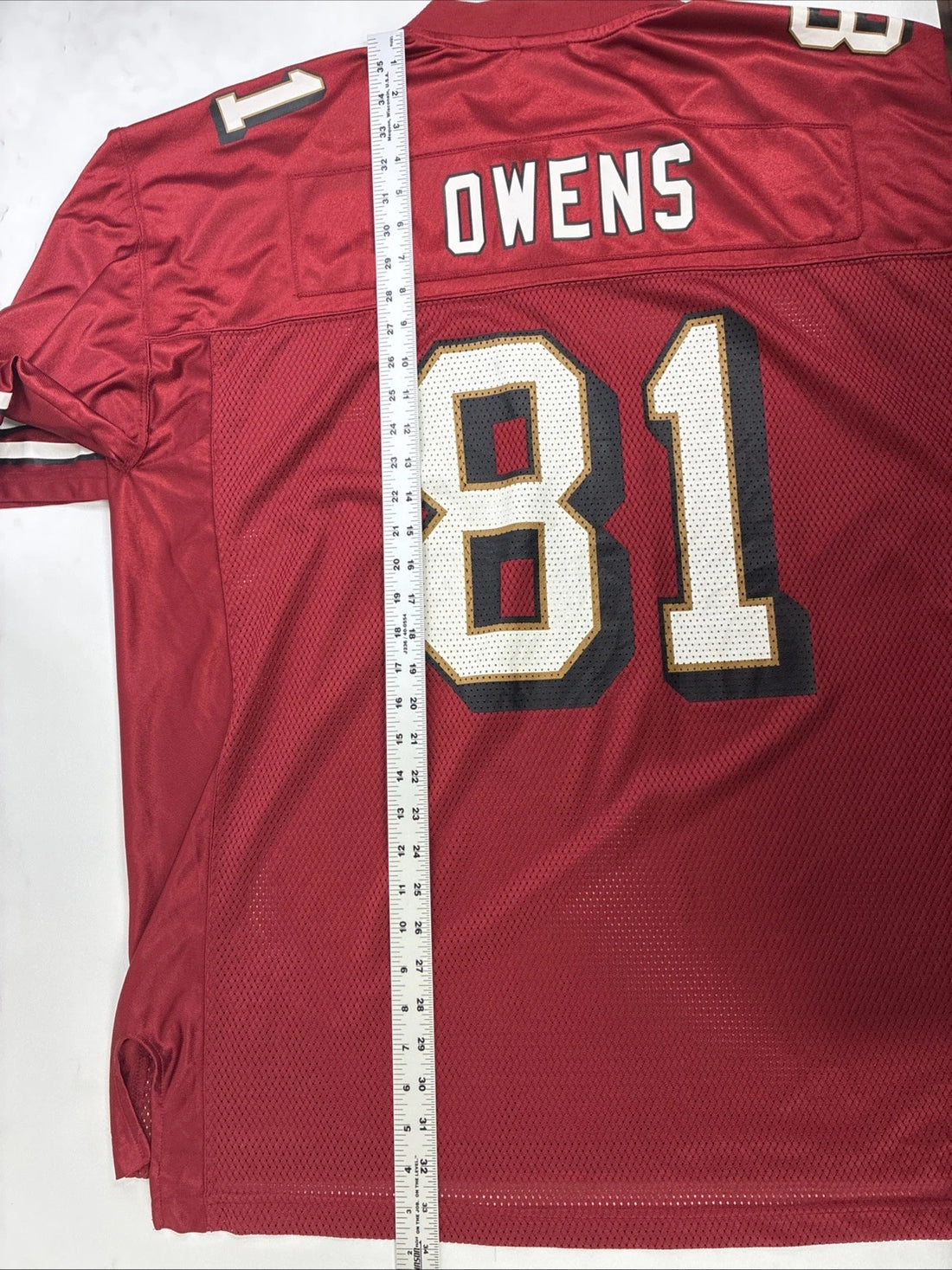 Vintage San Francisco 49ers Terrell Owens Reebok Jersey Size XL NFL