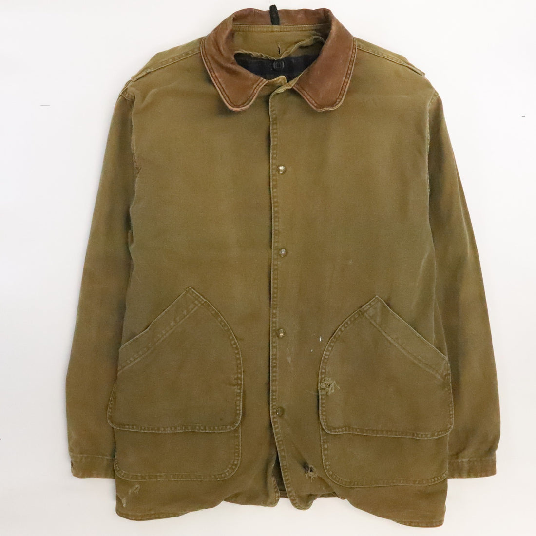 Vintage Woolrich Barn Coat Chore Work Jacket Size Large Wool Lined