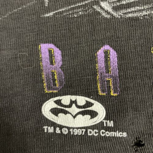 Vintage Batman & Robin DC Comics T-Shirt Size XL 1997 90s