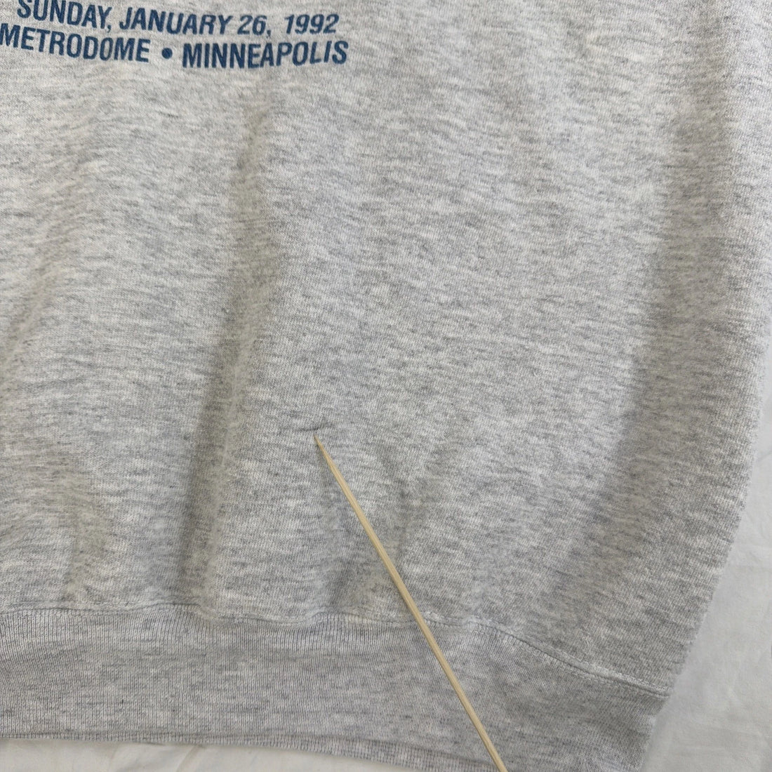 Vintage Super Bowl XXVI Sweatshirt Crewneck Size XL 90s NFL
