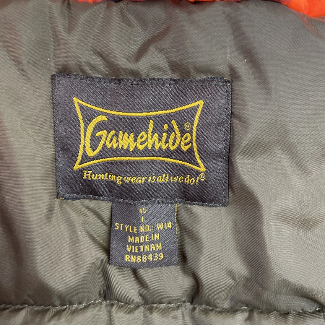 Gamehide Naked North Camo Hunting Coat Jacket Size Large