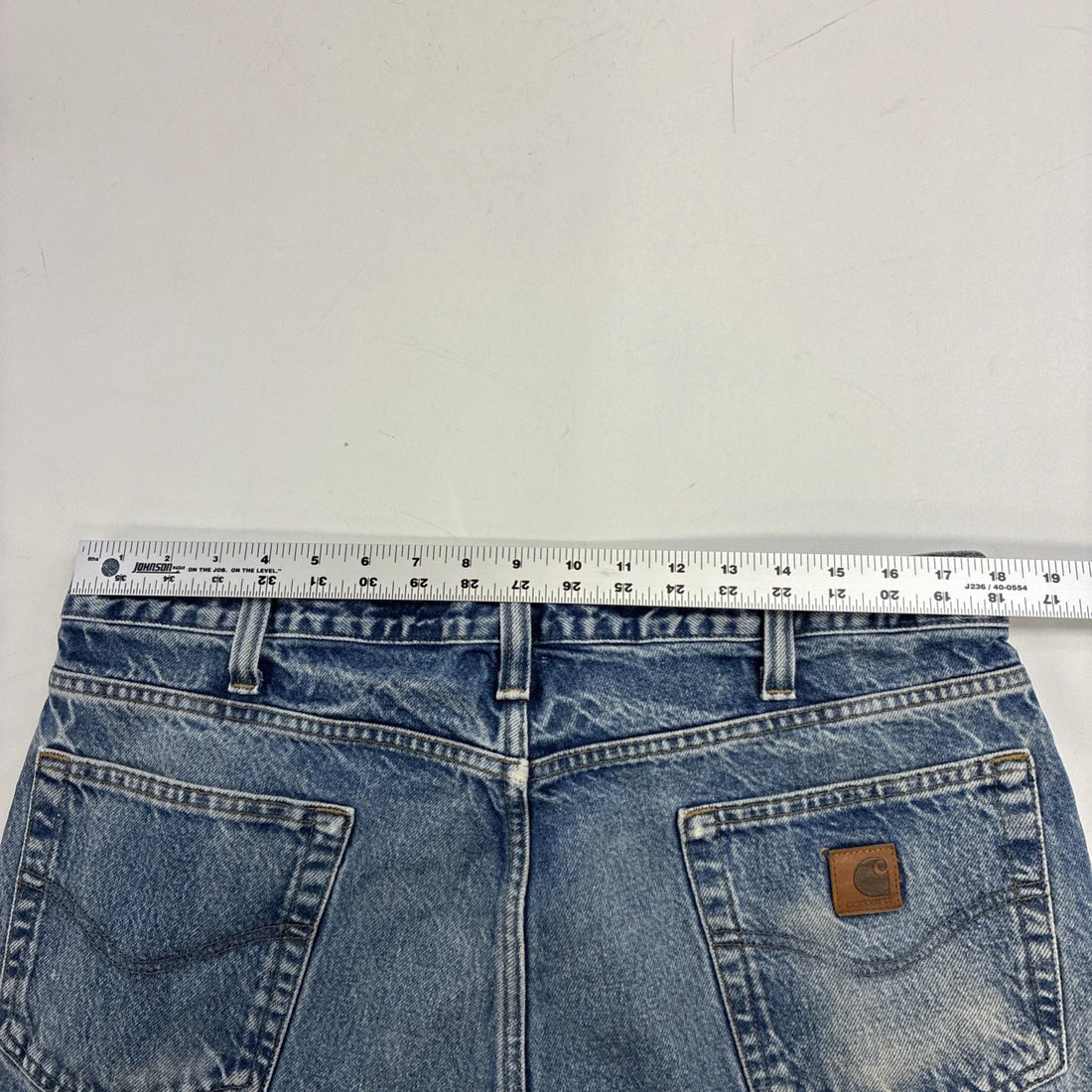 Carhartt Work Denim Jeans Pants Size 38 X 32 Blue