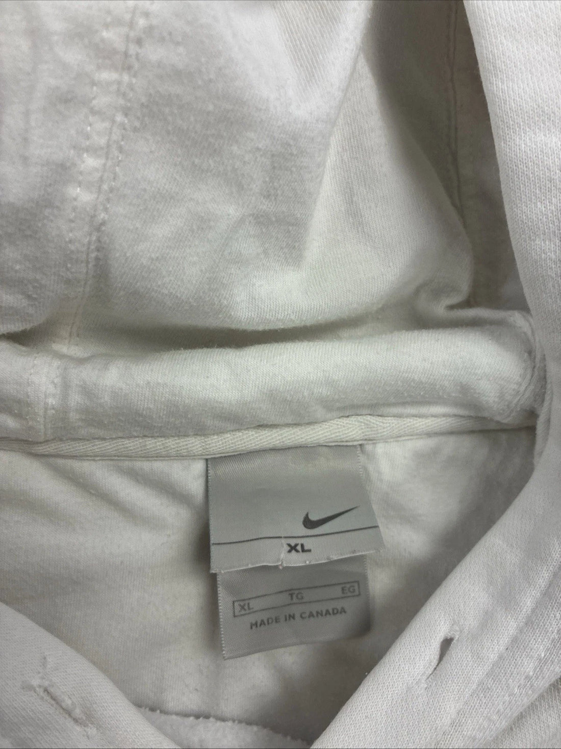 Vintage Nike Spell Out Sweatshirt Hoodie Size XL