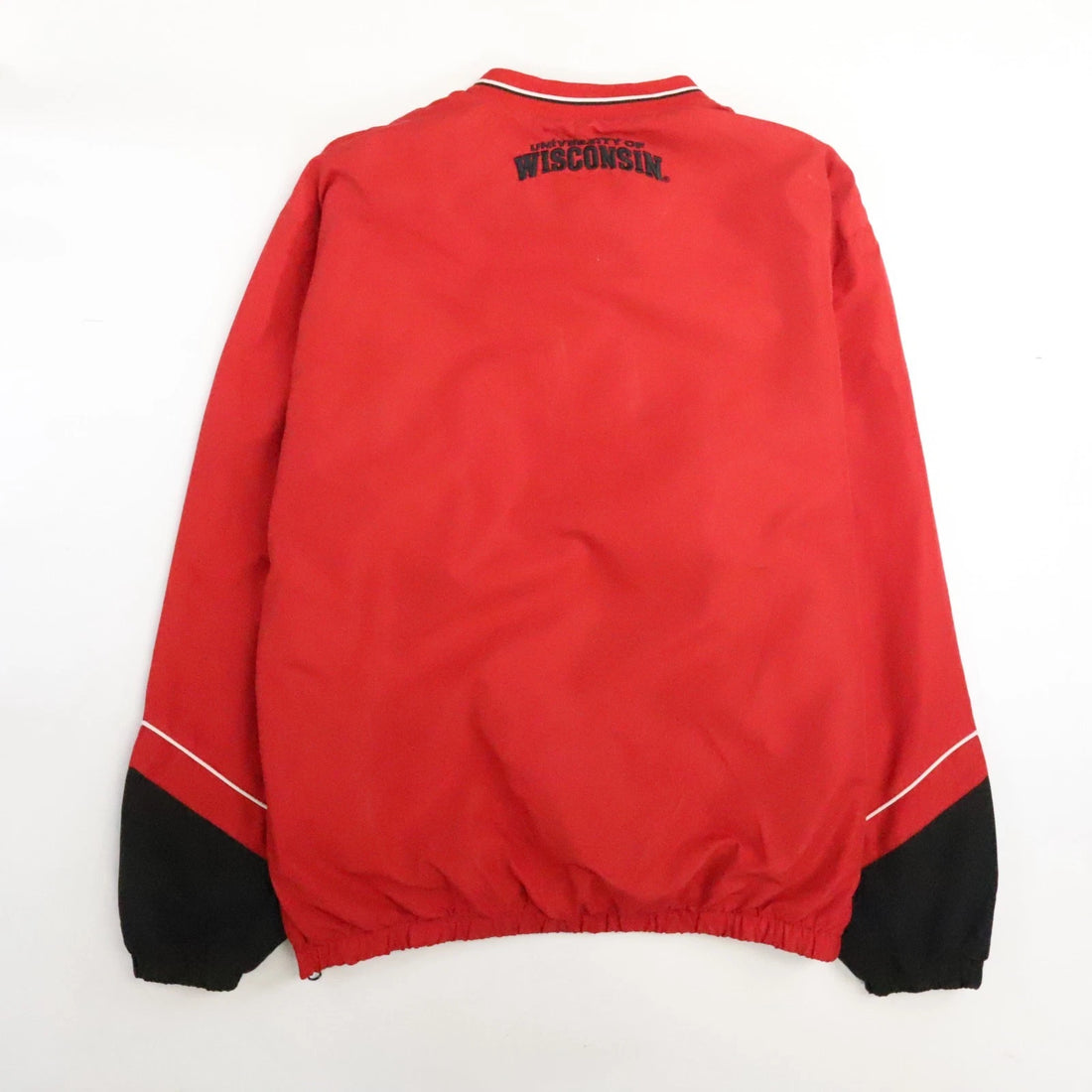 Vintage Wisconsin Badgers Pullover Windbreaker Light Jacket XL NCAA
