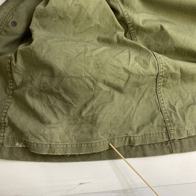 Vintage Military Army Field Combat Coat Jacket Size Green