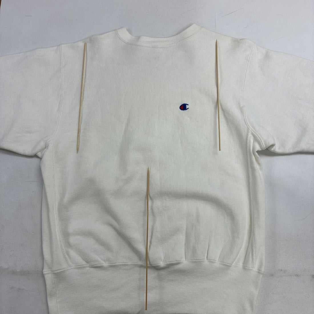 Vintage Champion Reverse Weave Crewneck Sweatshirt Size Large White 90s