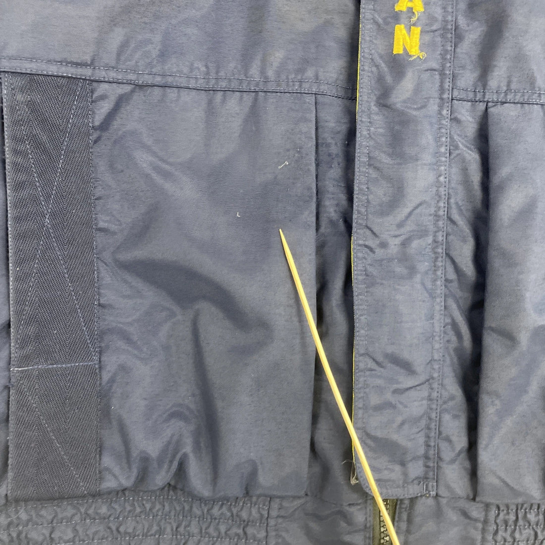Vintage Michigan Wolverines Nike Puffer Bomber Jacket Size XL NCAA
