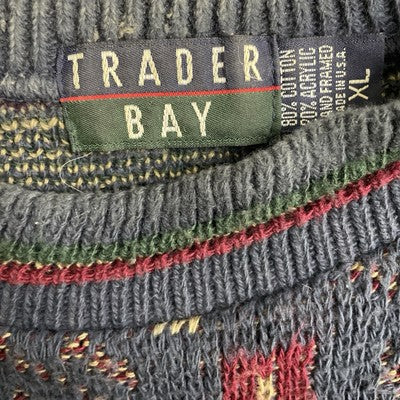Vintage Trader Bay Crewneck Sweater Size XL