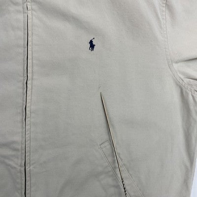 Vintage Polo Ralph Lauren Harrington Bomber Jacket Size XL Beige