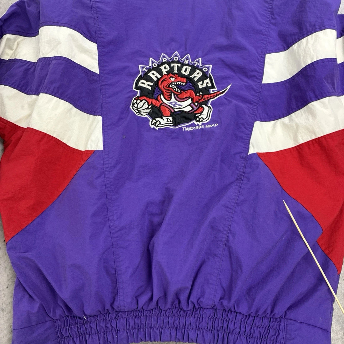 Toronto Raptors Starter Windbreaker Light Jacket Size XL 90s NBA
