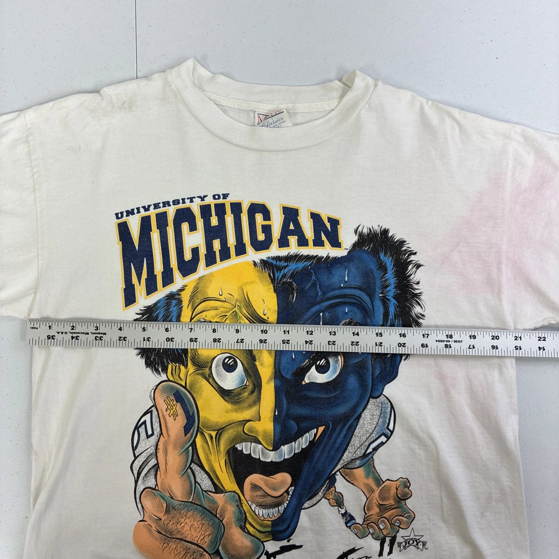 Vintage Michigan Wolverines Fanatic T-Shirt Size Large 90s NCAA
