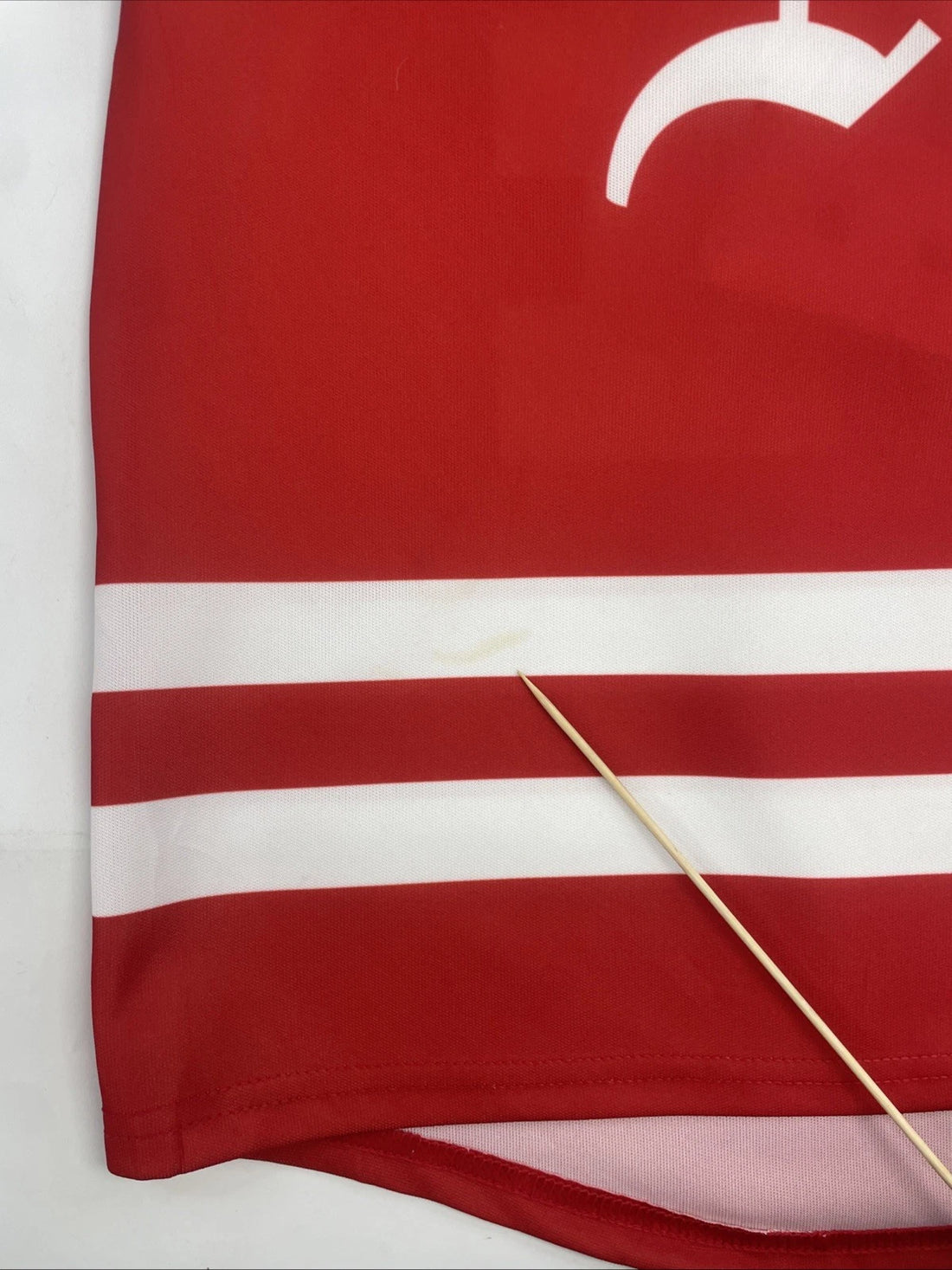 NS Bauer Authentic Hockey Jersey Size 48 Fight Strap