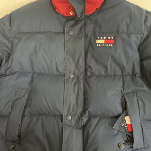 Tommy Hilfiger Puffer Jacket Size Medium Reversible Insulated