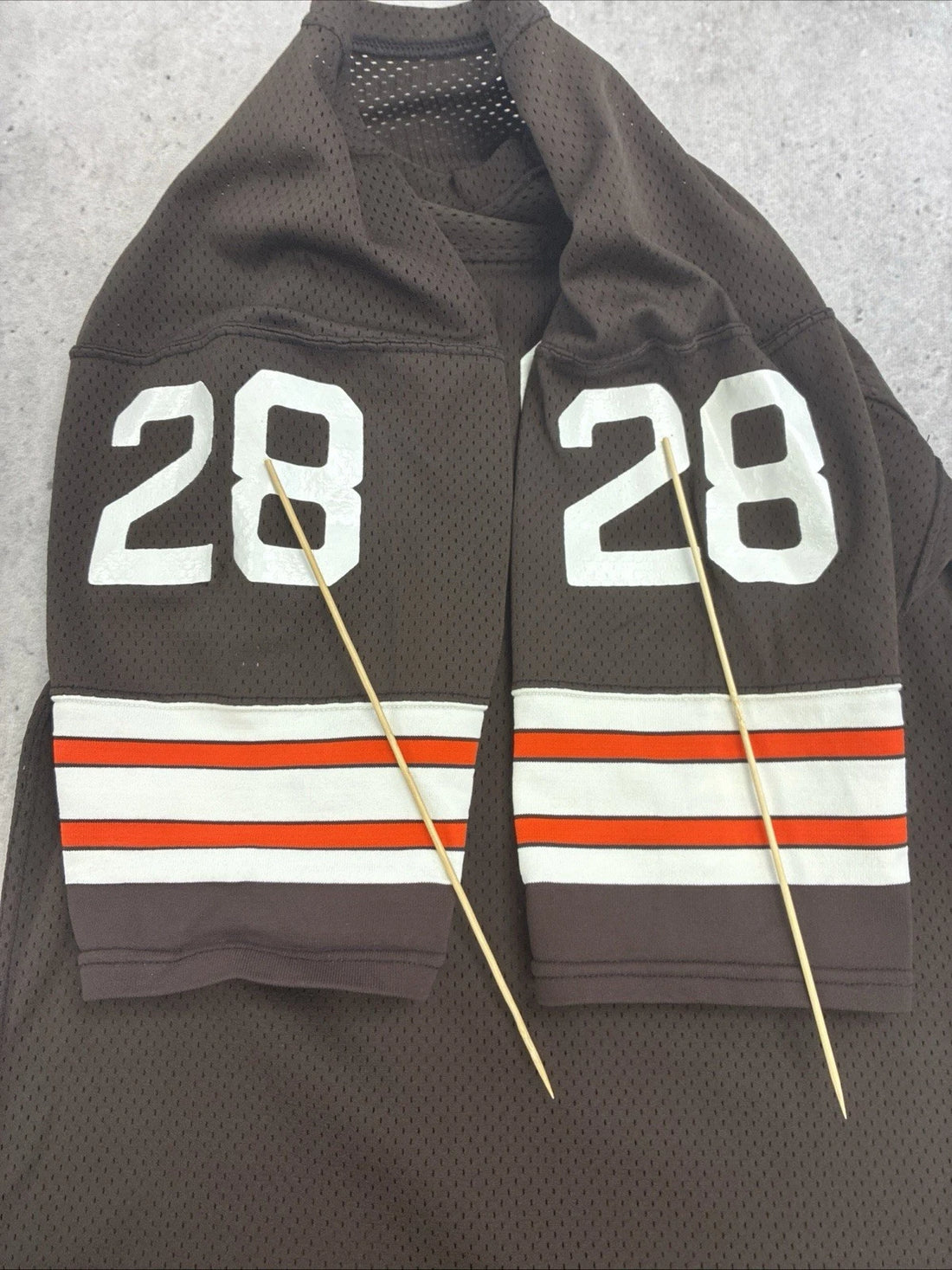 Vintage Cleveland Browns Sand-Knit Jersey Size Medium 80s NFL