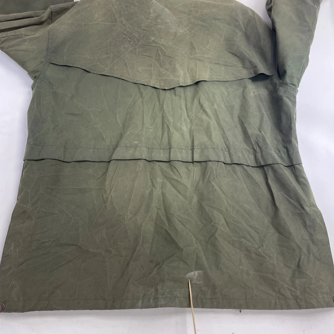 Vintage Australian Outback Waxed Cotton Coat Jacket Size XL Green