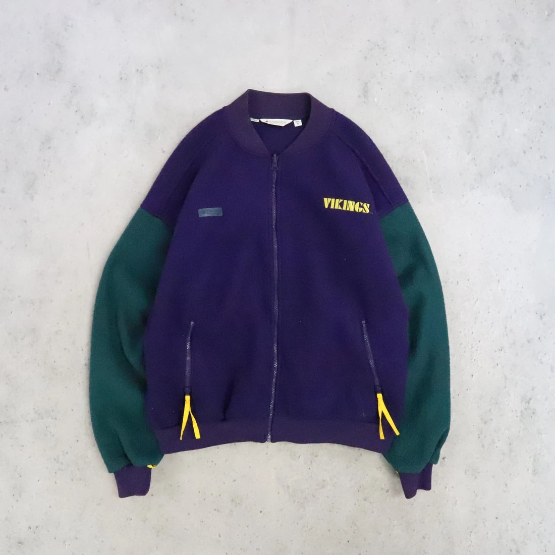 Vintage Minnesota Vikings Columbia Fleece Jacket Size XL NFL