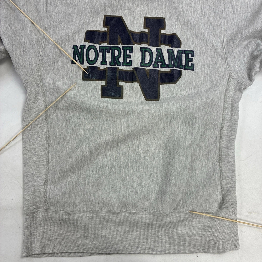Vintage Notre Dame Champion Reverse Weave Crewneck Sweatshirt Size XL 90s NCAA